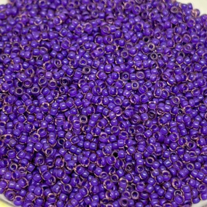 Miyuki Round 11/0 SF DK Lilac Lined Lt. Amethyst 1932