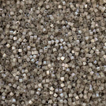 Miyuki Delica 11/0 Silk Inside Dyed Pewter AB DB1877