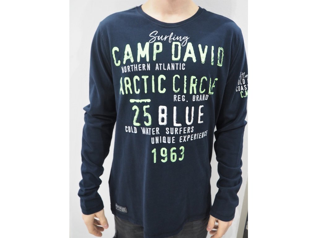 Camp David tričko s dlouhým rukávem - Jeans Mode