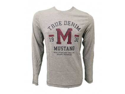 Mustang pánské triko s dlouhým rukávem