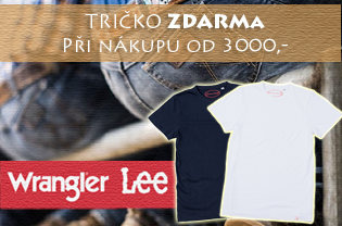 Tričko zdarma od 3000,-