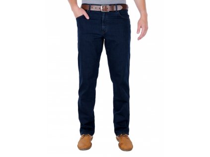 Pánské jeans WRANGLER W12175001 TEXAS STRETCH BLUE BLACK velikost 44/36