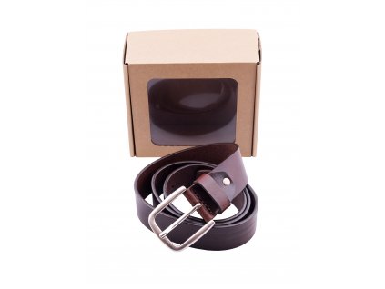 Opasek LEE LF045024 LEE BELT DARK BROWN velikost 95 cm