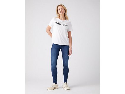 Dámské džíny WRANGLER W27HXR44Z HIGH RISE SKINNY GOOD NEWS velikost 42/32