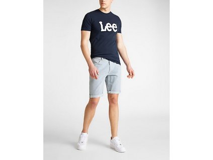 Pánské tričko LEE L65QAIEE WOBBLY LOGO TEE NAVY DROP velikost XXL