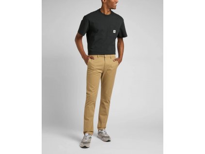 Pánské kalhoty LEE L71LTY60 SLIM CHINO CLAY velikost 40/34