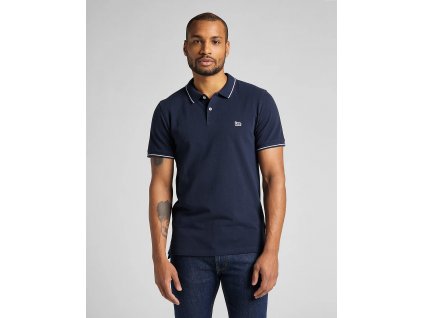 Pánské tričko LEE L61ARL35 PIQUE POLO NAVY velikost XXXXL