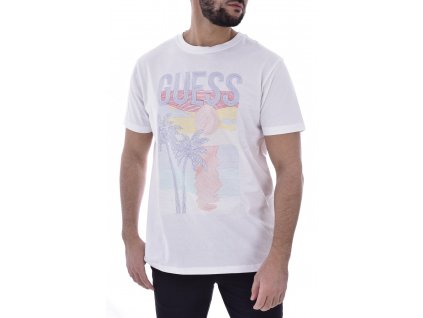 GUESS JEANS M4GI15 I3Z14 MEN white  Tričko zdarma při nákupu nad 3000,-!