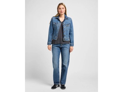 Džínová bunda LEE RIDER JACKET CLASSIC INDIGO 112341297