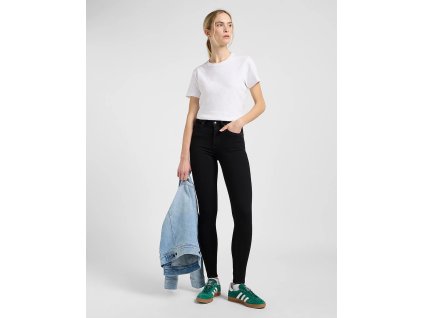 Džíny LEE SCARLETT HIGH BLACK 112365072
