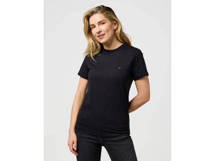 Triko WRANGLER SIGN OFF TEE BLACK 112373023