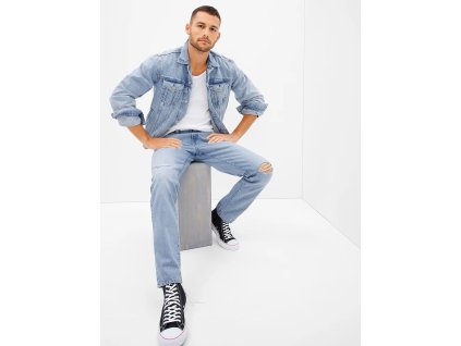 Džíny pro muže GAP straight Destructed Taper 413741-00  Tričko zdarma při nákupu nad 3000,-!