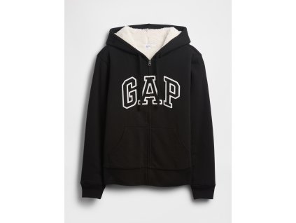 33802 gap damska zateplena mikina logo sherpa 804073 07 velikost xl
