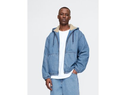 38191 gap panska dzinova oversize sherpa mikina 611742 00 velikost xxl