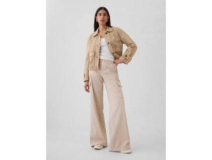 40555 gap damske kalhoty s kapsami baggy khaki cargo 518140 00 velikost 14