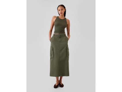 40672 gap damske midi sukne s kapsami utility cargo 500546 02 velikost 6