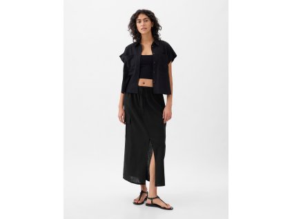 41812 gap damske lnena midi sukne utility 875088 00 velikost xxl