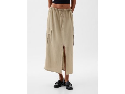41815 gap damske lnena midi sukne utility 875088 02 velikost xxl