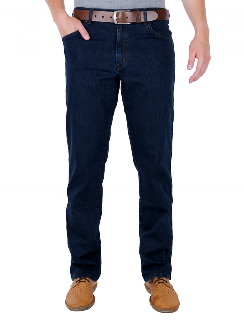 Pánské jeans WRANGLER W12175001 TEXAS STRETCH BLUE BLACK Velikost: 30/30