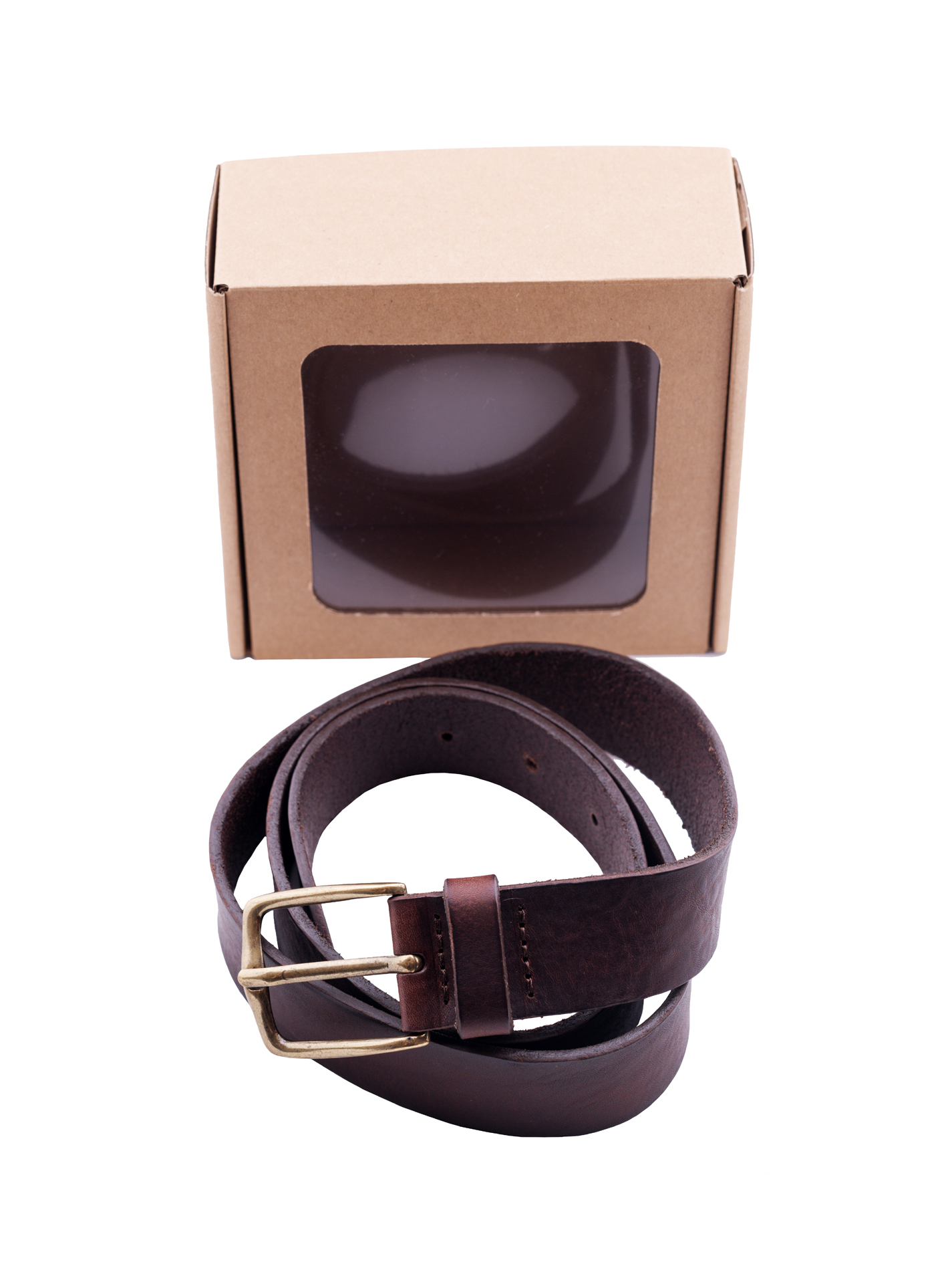 Opasek WRANGLER W0F1U1X85 STRUCTURED BELT BROWN Velikost: 100 cm