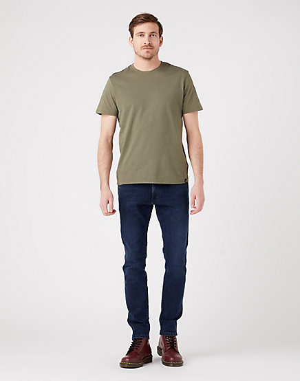 Dvoubalení pánských triček WRANGLER W7G9DHX45 2 PACK TEE DUSTY OLIVE Velikost: M