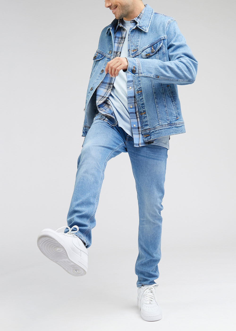 Pánské rifle LEE L719OWC17 LUKE WORKING MAN WORN Velikost: 31/34