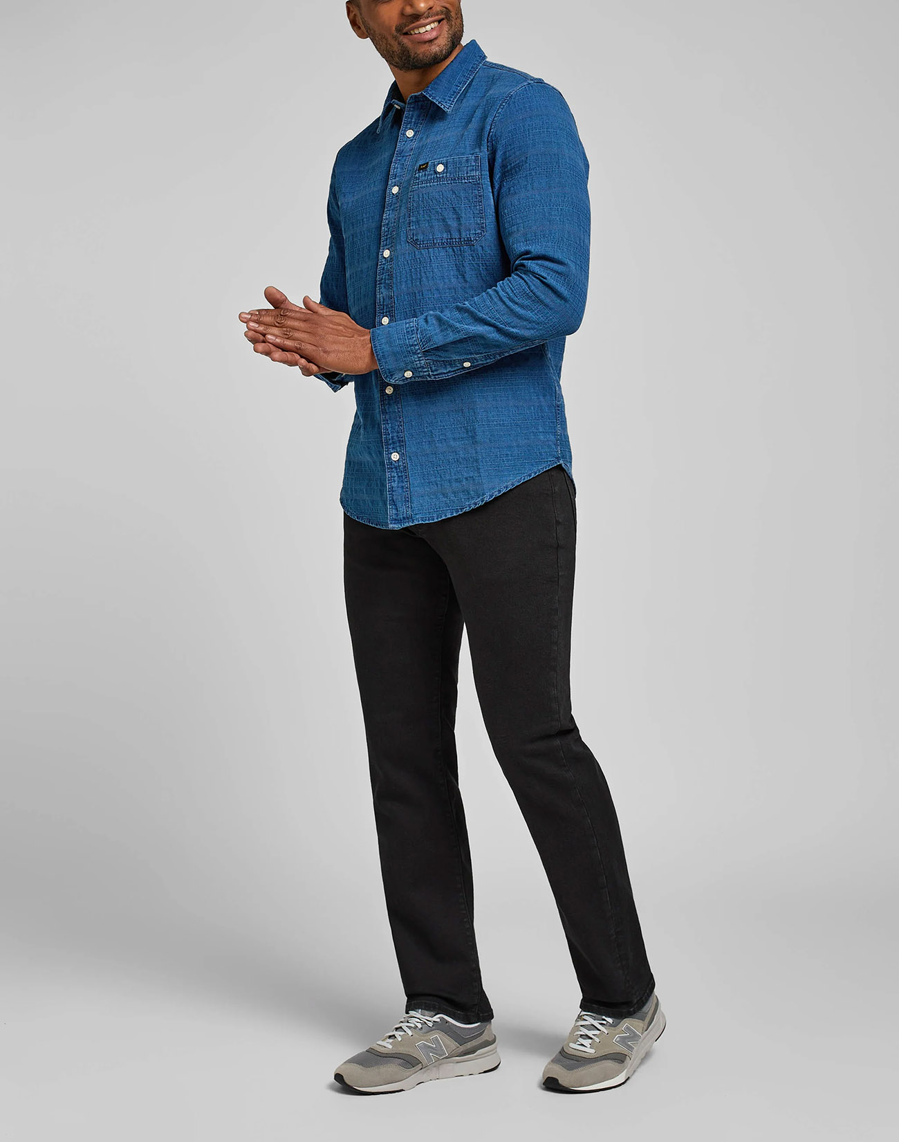 Pánské rifle LEE L72BTNRM STRAIGHT FIT MVP BLACK - akce