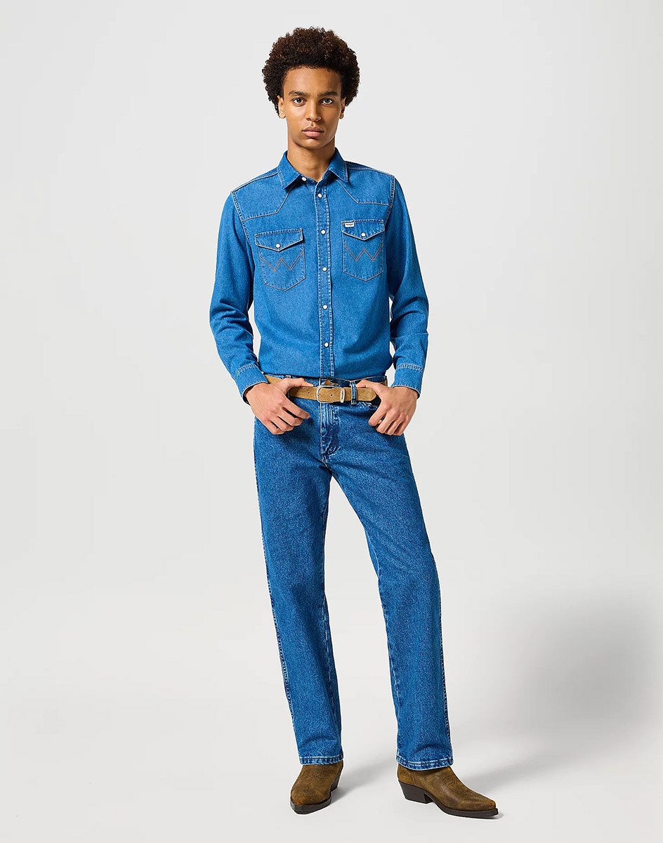 Levně Pánské džíny WRANGLER 13MWZ STONEWASHED 112358496