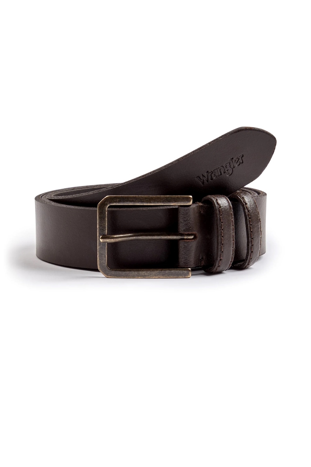 Opasek WRANGLER SLIM BELT BROWN 112344043 Velikost: 85 cm