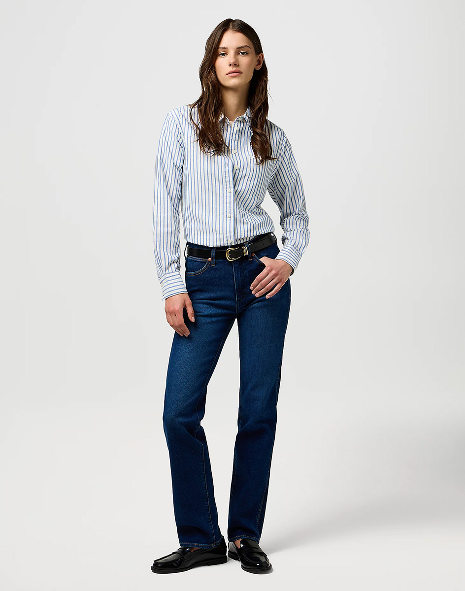 Džíny WRANGLER STRAIGHT POSH PARADE 112371174 Velikost: 30/30