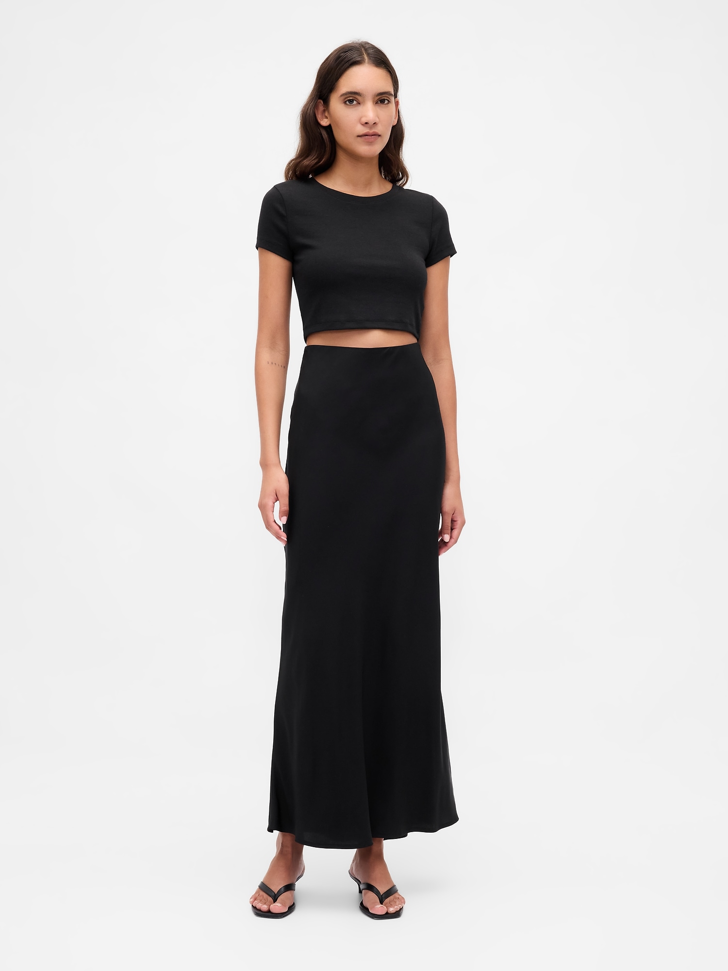 GAP Dámské Saténová maxi sukně 797899-04 Velikost: XS