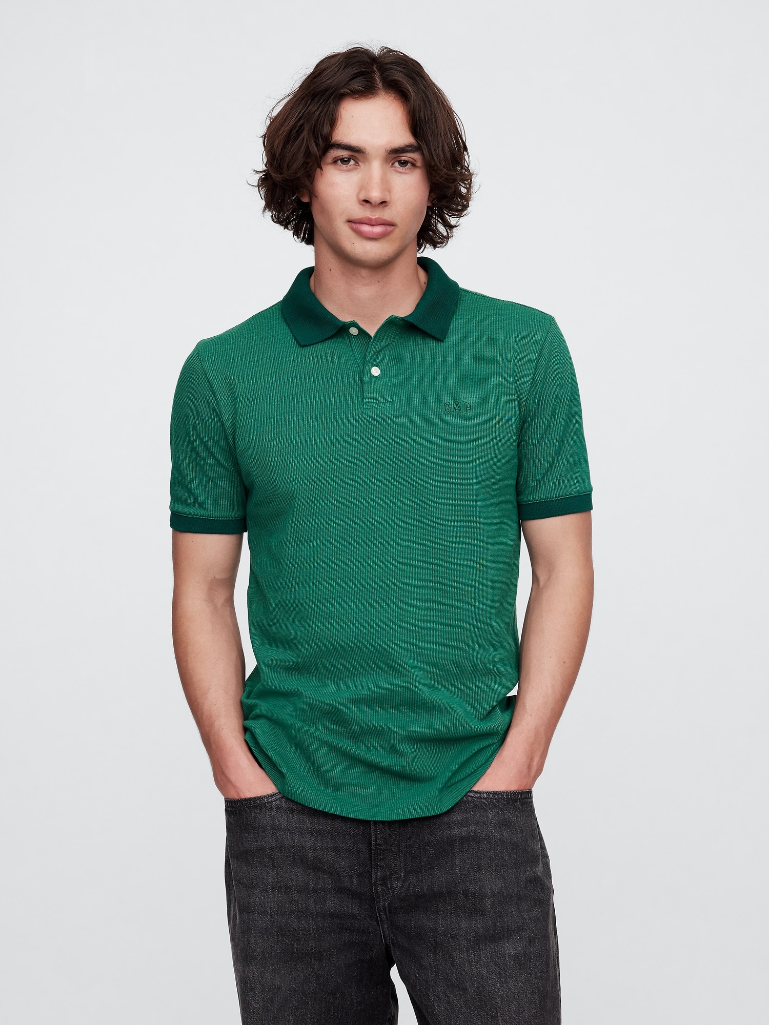 GAP Pánské Piqué polo tričko 586306-32 Velikost: XS