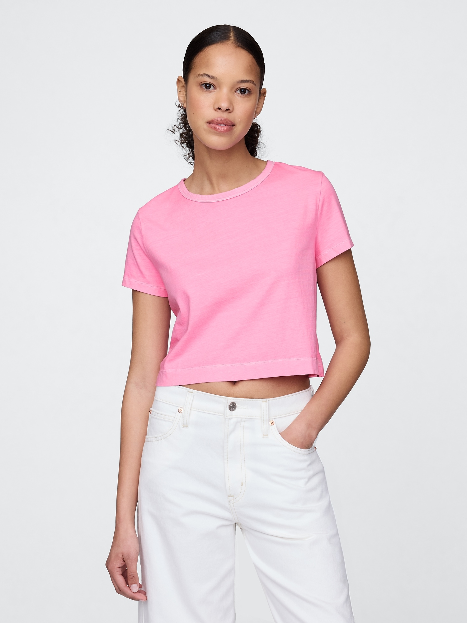GAP Dámské Crop tričko 732272-14 Velikost: XS