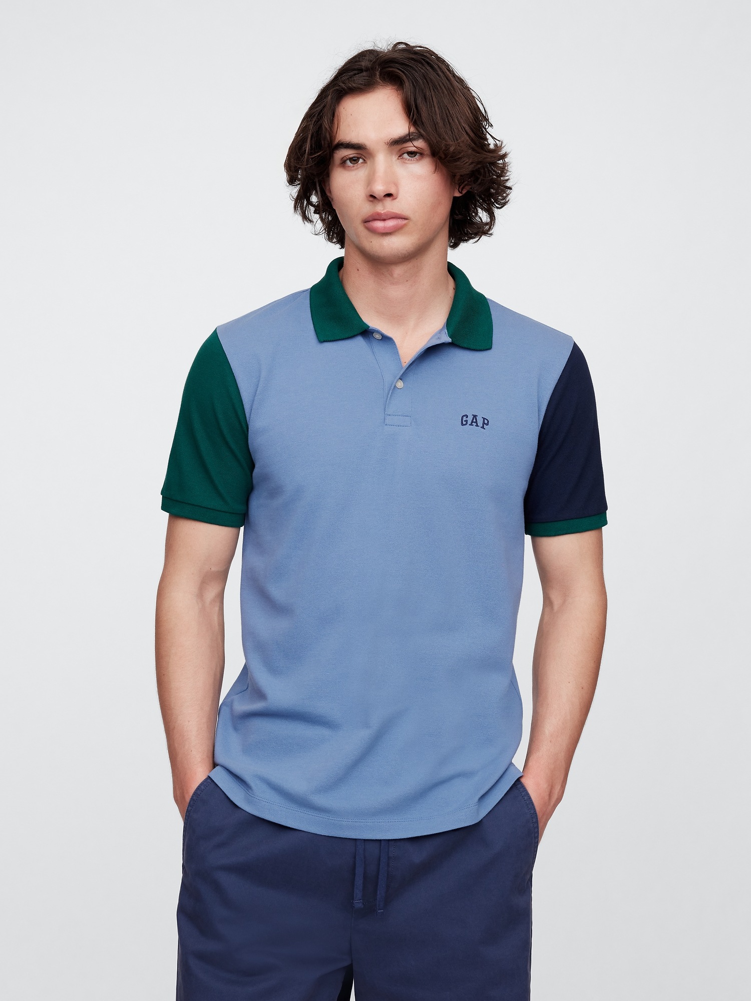 GAP Pánské Polo tričko Piqué 768121-01 Velikost: XS