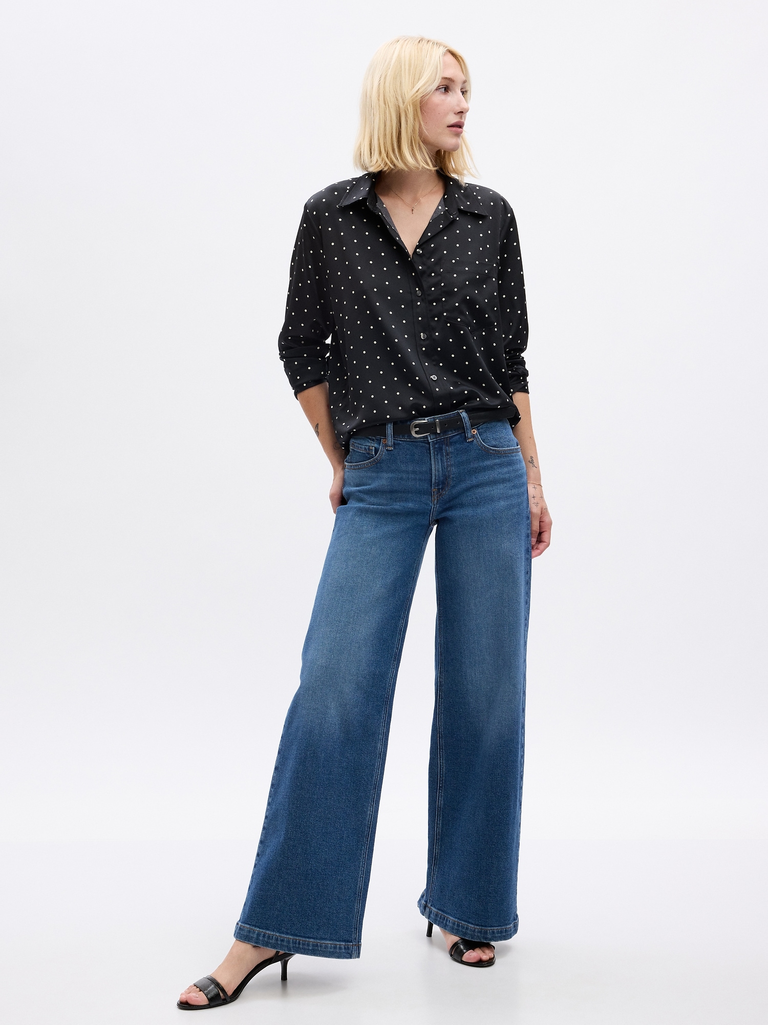 GAP Dámská Saténová košile 742560-07 Velikost: XXS