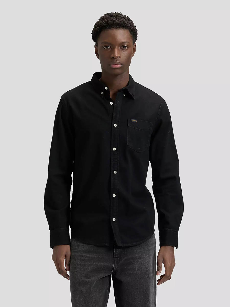Pánská košile LEE BUTTON DOWN BLACK 112376555