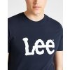 Pánské tričko LEE L65QAIEE WOBBLY LOGO TEE NAVY DROP velikost XXL