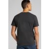 Pánské tričko LEE L60UFQON SS PATCH LOGO TEE BLACK velikost XXXXL
