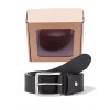 Opasek WRANGLER W0F1U1100 STRUCTURED BELT Black velikost 95 cm