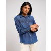 Džínová košile LEE REGULAR WESTERN SHIRT THROUGH THE WOODS 112350256