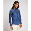 Džínová košile LEE REGULAR WESTERN SHIRT THROUGH THE WOODS 112350256