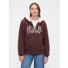 33805 gap damska zateplena mikina logo sherpa 804073 06 velikost xl