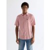 Pánská košile WRANGLER SS 1 PKT SHIRT DUSTY ROSE 112378045