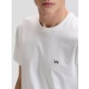 Pánské tričko LEE SS PATCH LOGO TEE WHITE 112376605