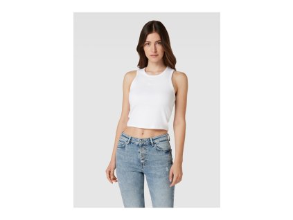 Tričko Guess Jeans WOMAN W3YP46 KB9E2 white (Veľkosť XS)