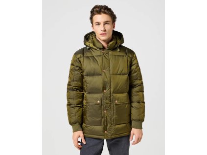 Zimná bunda WRANGLER PARKA JACKET IVY GREEN 112357395 (Veľkosť XL)