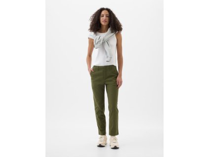 39859 gap damske kalhoty s kapsami mid rise downtown khaki 862399 03 velikost 12