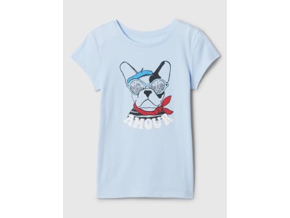 40930 gap divci detske tricko s potiskem 405153 00 velikost xs