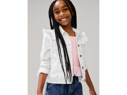 41335 gap divci detska dzinova bunda s volany 888070 00 velikost xxl