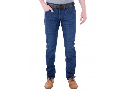 Pánské jeans LEE L707KNUK DAREN ZIP FLY DARK BLUEGRASS veľkosť 48/32